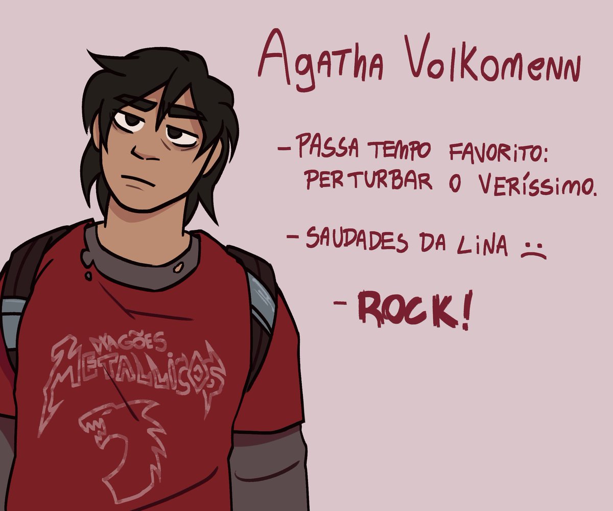 AU TLOU + #AOP 🌿 Mia como Sarah, Veríssimo como Joel e Agatha como Ellie