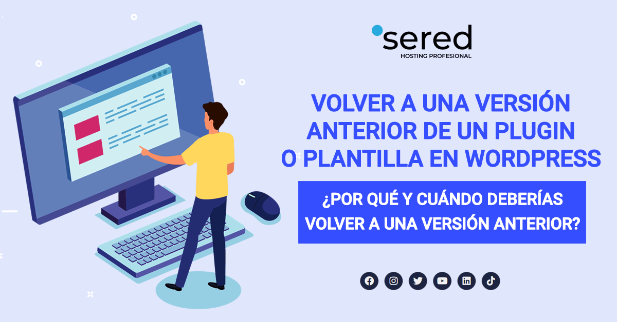 SeredNET's tweet image. 🔄 ¿Tu web dejó de funcionar tras actualizar un plugin o plantilla en WordPress? No te preocupes, tiene solución.
👉 sered.net/blog/volver-a-…
#wordpress #plugins #plantillaswordpress #webhosting #actualizaciones