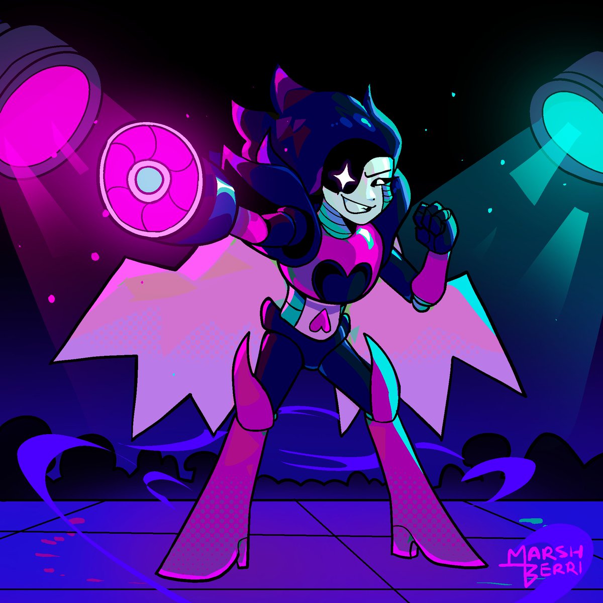 mettaton neo commission for <a href="/PlacekTheStar/">Placek</a> ty bbg #UNDERTALE