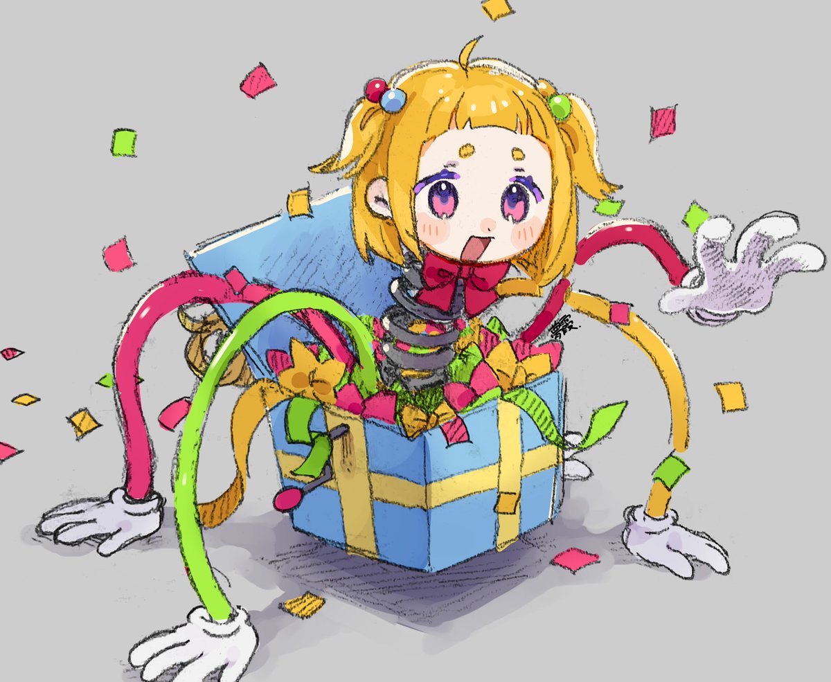 「#9月になったのでフォロワーさんに自己紹介しようぜ 可愛い頭に可愛い身体をくっつ」|夢霞もあ🎠🧸のイラスト
