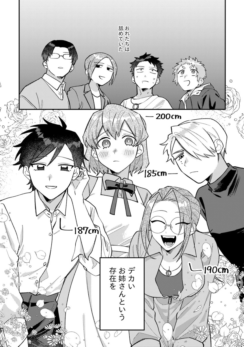 二次会のノリで選んだコンセプトバーにガチ高身長お姉さんしかいなかった（1/10）

#COMITIA153
#ビジュアルブレイカーズ