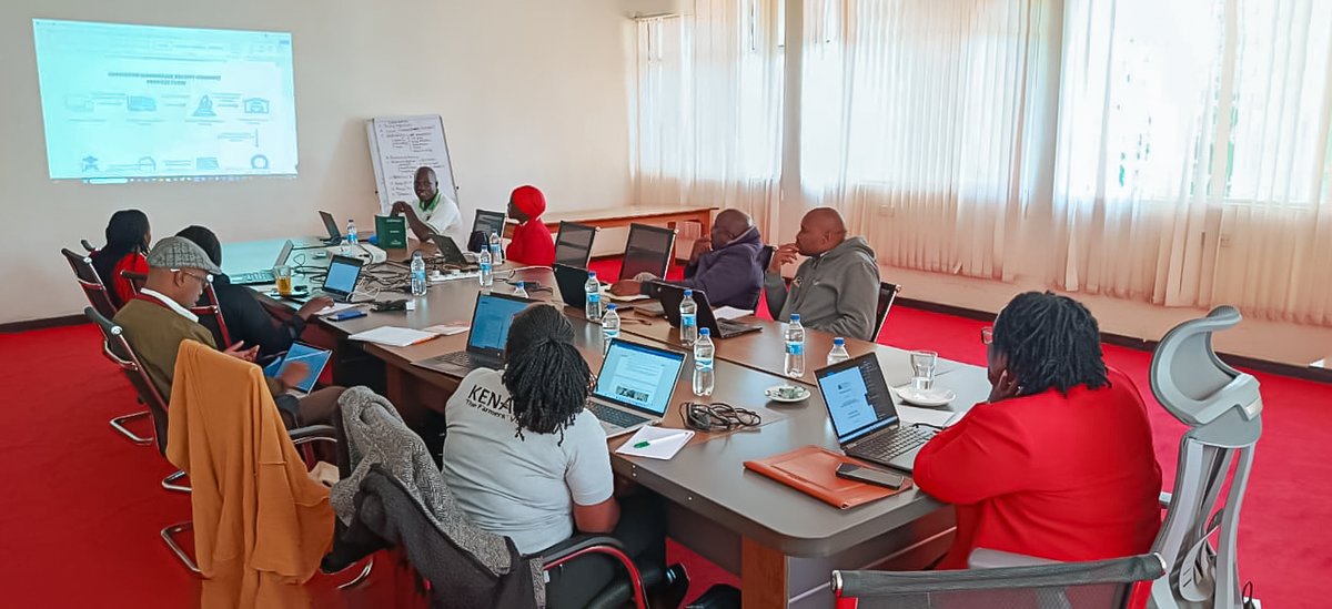 kenaff_farmers's tweet photo. Empowering Farmers Through Knowledge
KENAFF, with WRSC & CGA, is co-developing a Warehouse Receipt System (WRS) training manual to equip Trainers of Trainers across 7 counties with skills to support pulse farmers.
#KENAFF #WarehouseReceiptSystem #FarmersFirst https://t.co/LQ6tcvKbMv