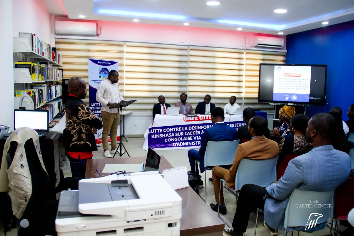 Retour en images de ce qu'à été le Café Citoyen du samedi 30 août 2025,organisé par OCGL en partenariat avec <a href="/MDHCongo/">MDH Congo</a> sur "la lutte contre la désinformation des jeunes de Kinshasa sur l'accès a la fonction publique congolaise via l' <a href="/EnaRDC_Officiel/">Ena RDC</a>"
#LutteContreLaDesinformation