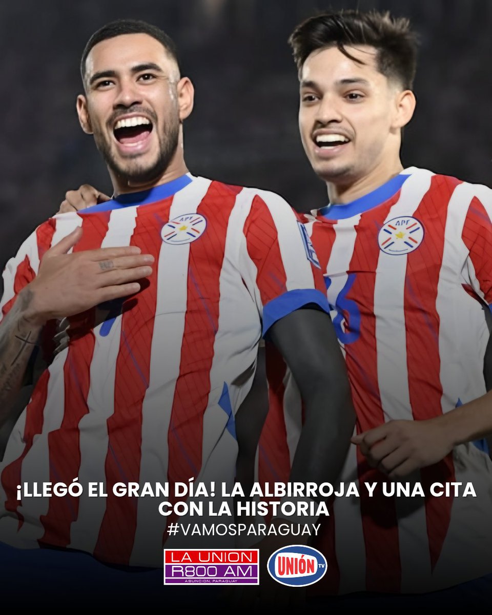 🤩🇵🇾 Paraguay jugará el partido más importante de los últimos 16 años, recibirá a Ecuador 🇪🇨 en el 🏟️ Defensores desde las 20:30h. 

⚪🔴 La Albirroja y un encuentro que pondrá a prueba nuestra pasión. No solo es un partido, es el paso clave hacia el sueño mundialista ✨