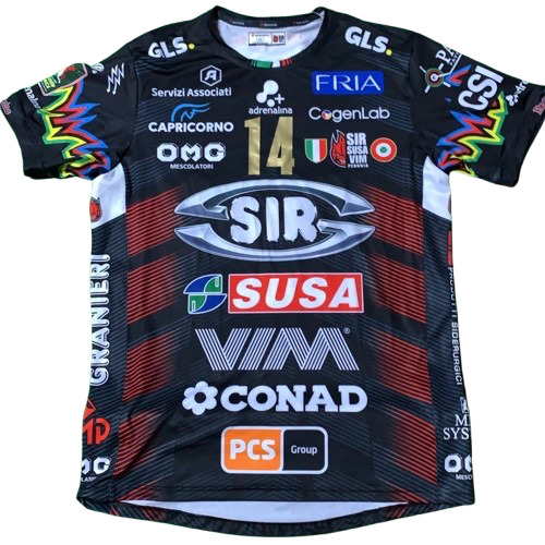 石川祐希　ペルージャ　ジャケット バレーボール イタリア セリエAセーフティペルージャ公式ジップ