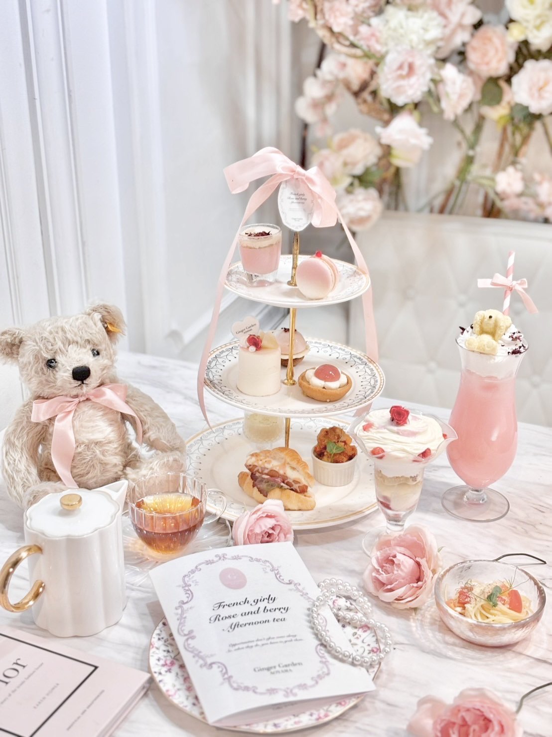 Winnieさま専用（原画）月下のローズガーデン ほか　3点おまとめ ○昨年の！○実家のお庭☆「まーくんの小さなローズガーデン
