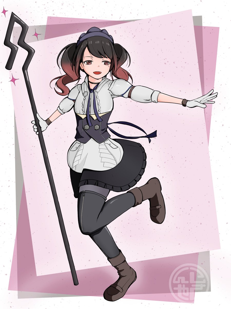 igucheese's tweet photo. せらさんが描いたドット絵の構図で、せらさん！
#ブルプロ絵 #BPFAN https://t.co/Lw7oGvQgn7