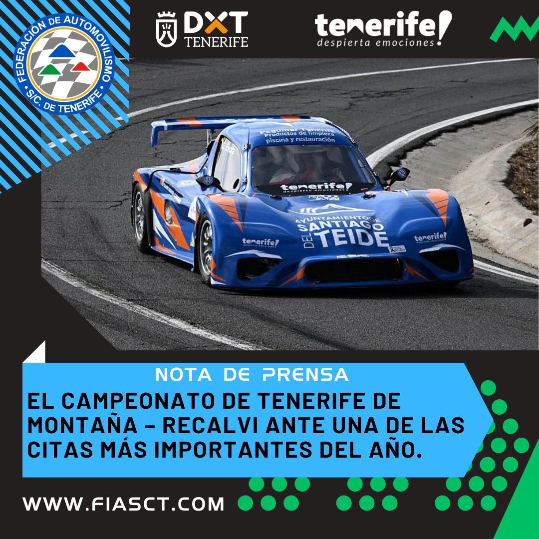 El Campeonato de Tenerife de Montaña – Recalvi ante una de las citas más importantes del año.

📰 fiasct.com/noticia.asp?id…

#SubidaLosLoros #CTM_Recalvi #TenerifeDespiertaEmociones #EXPODECA2025

<a href="/DXTenerife/">Deportes Tenerife</a>  <a href="/VisitTenerifeES/">VisitTenerifeES</a> <a href="/CabildoTenerife/">Cabildo de Tenerife</a> <a href="/IdecoGestion/">Ideco Gestión</a> <a href="/GrupoRecalvi/">Grupo Recalvi</a>