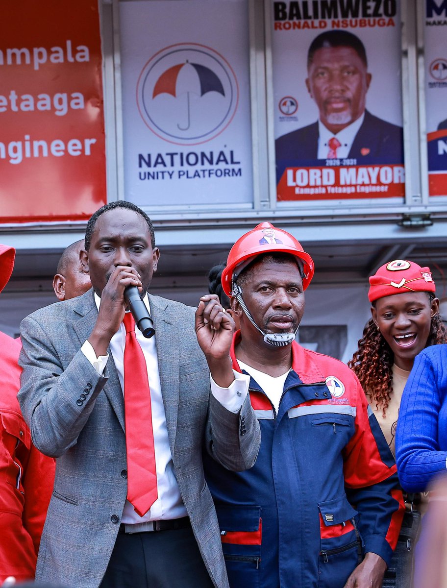 lutsnico's tweet image. HAPPENING NOW: Numerous people from kampala gather at the NUP headquarters in Kavule to welcome *LORD MAYOR Eng Balimwezo Ronald Nsubuga* after his nomination.