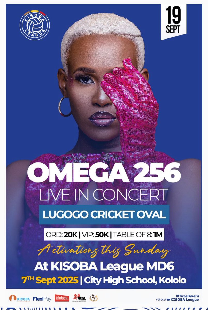 ✨ Men of Men FC joins the vibe! ✨owe owe kilamwidi 
This Sept 19th, all roads lead to Lugogo Cricket Oval for the much-awaited OMEGA 256 Live in Concert 🎶💃

Let’s pull up in style and represent! 🔥⚽️
#TuzeBwera #KisobaLeague #Omega256Live
