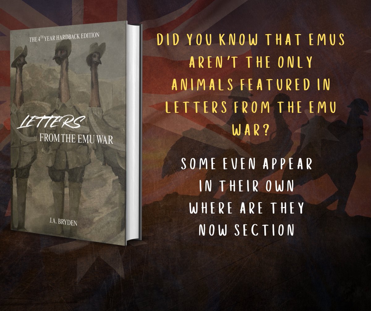 JABryden's tweet image. Possibly my favourite part of writing Letters from the Emu War was coming up with the &quot;Where are they now&quot; section. 🤣 #kidslit #emuwar #aussieauthor #indieauthor
