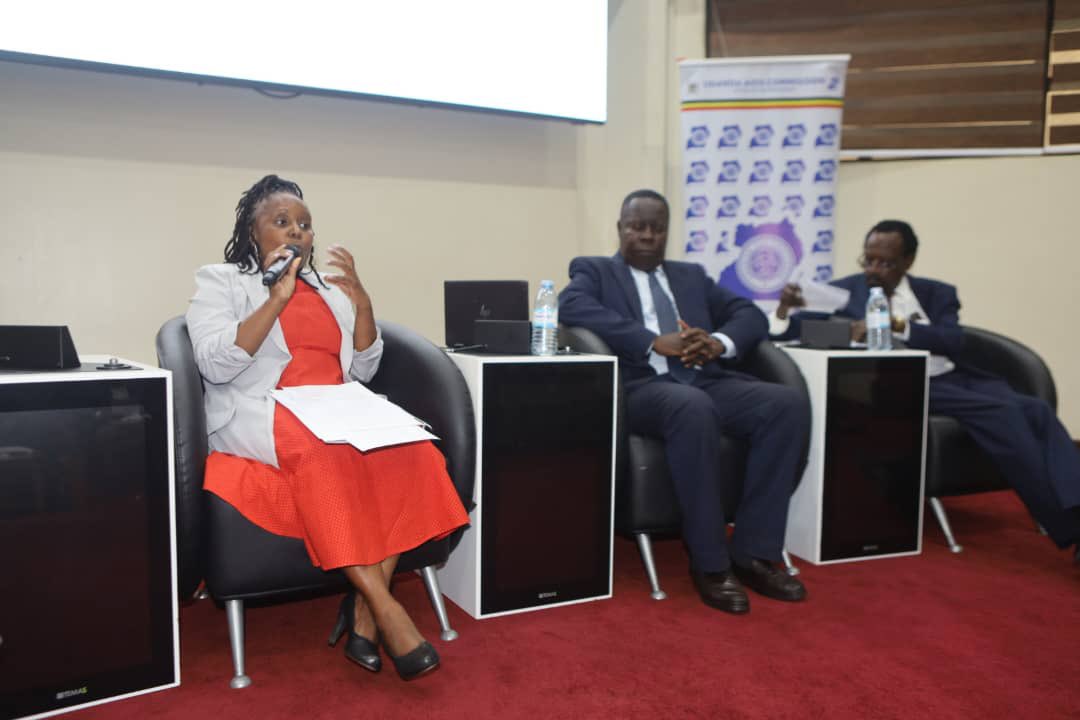 aidscommission's tweet photo. Panel Discussions with representatives from MOH, PEPFAR & UNAIDS on Financing the National HIV Prevention Response & Lenacapavir (LEN) roll out: Opportunities for resource mobilization and sustainability, happening now at the Extended National HIV Prevention Coalition (NPC) dialogue at Makerere University School of Public Health Auditorium today.

#EndAIDS2030Ug