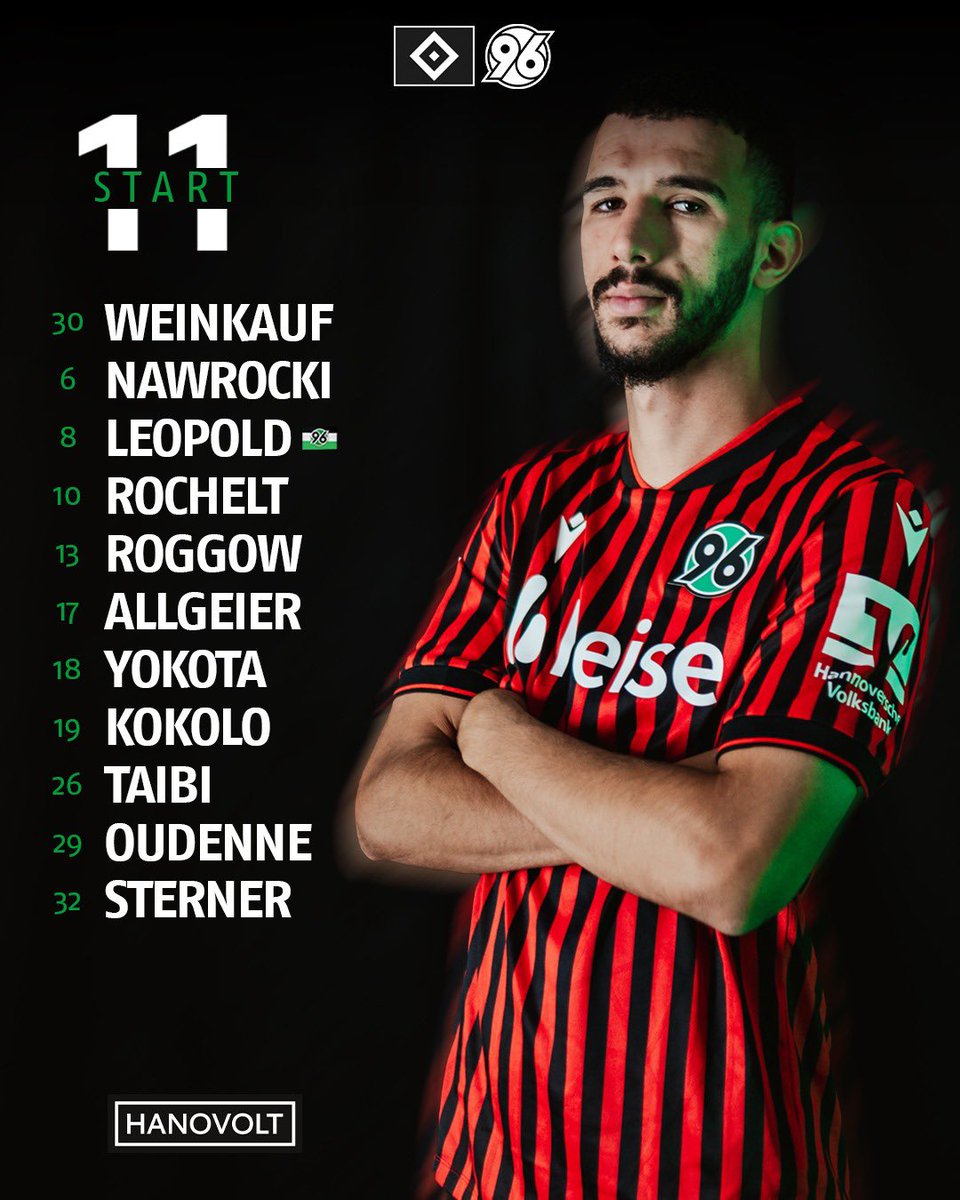 So starten wir gegen den <a href="/HSV/">Hamburger SV</a>! 🙌

➡️ Zum Livestream: hannover96.de/livestream

#HSVH96 #H96 #NiemalsAllein ⚫️⚪️💚