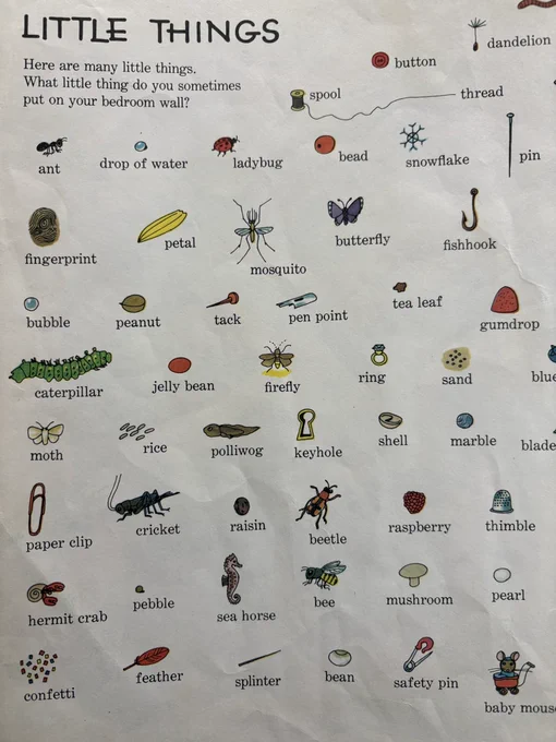 今日も父の蔵書整理。幼い頃に読んでいた英語の絵本がズタボロになって残っていた。英単語覚える本みたいなやつ。絵が可愛くて好きだったなぁこれ。