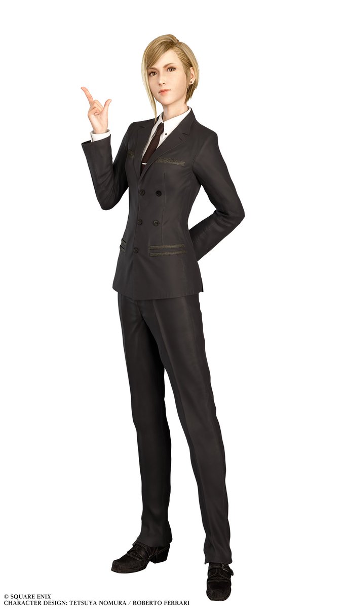 FFVIIR_CLOUD's tweet image. 【Character Model紹介：イリーナ】
これまでに『FFVII アドベントチルドレン』などにも登場していましたが、今回は原作のイラストをもとに個性付けをしています。とくに、金髪の色味や肌の明るさなどの調整には気をくばりました。…