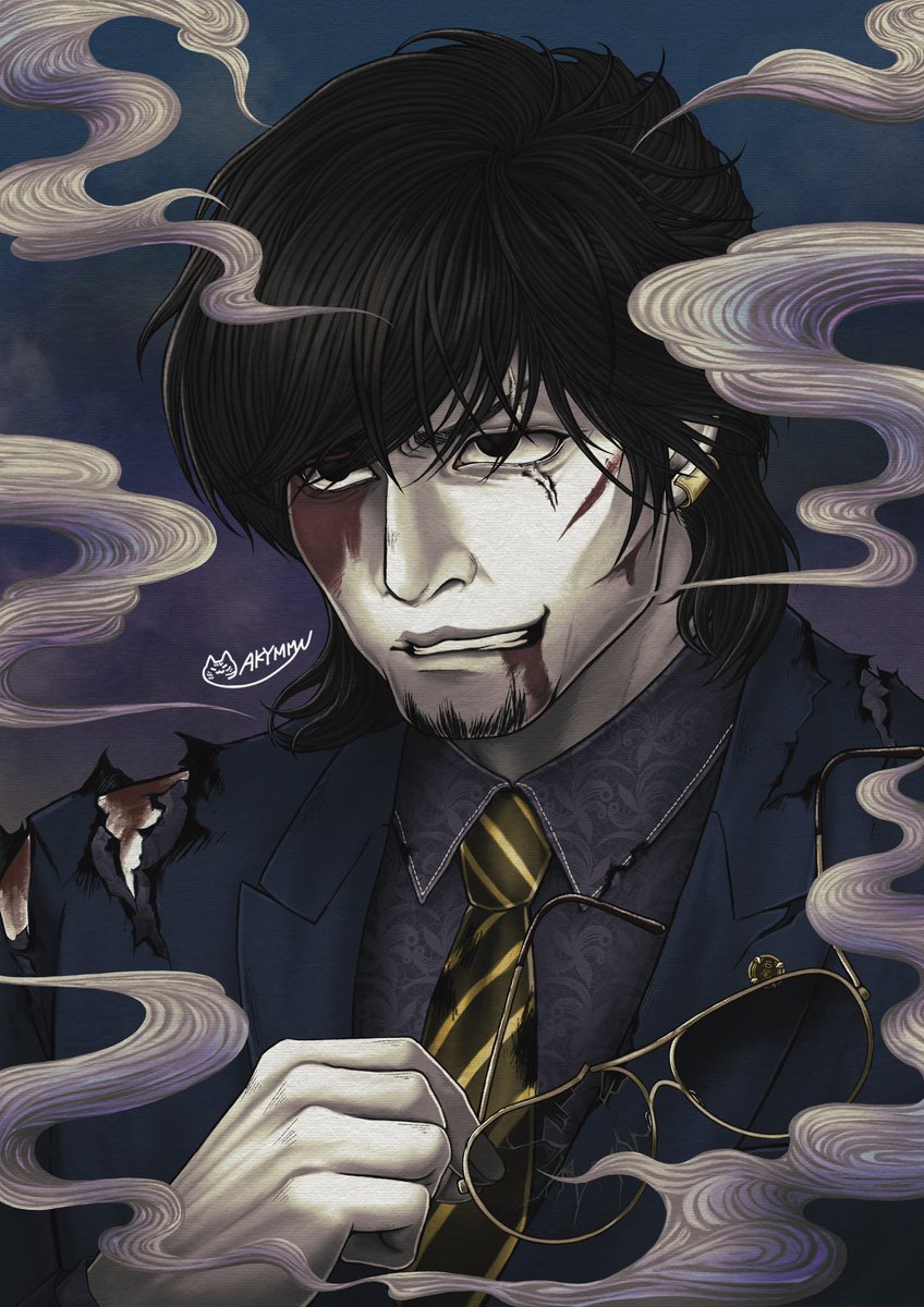 石尾田さん生存懇願。 生きてて欲しいので描きました。」|AKYMMN🐈