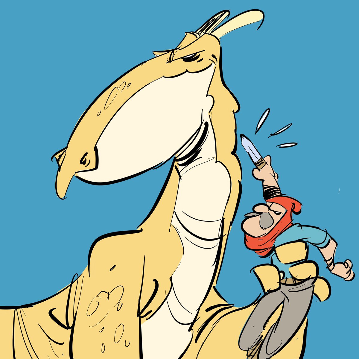 The dragon has captured a prey

#dragon #prey #art #ink #comic #comics #illustration #drawing #digitalart #character #characters #characterdesign #cartoon