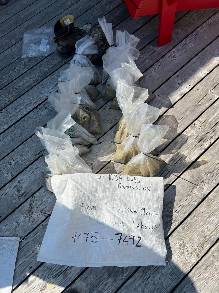 Fulcrum Metals PLC #FMET $J2M (@fulcrummetals) on Twitter photo Samples starting to pile up now from <a href="/FulcrumMetals/">Fulcrum Metals PLC</a> Teck augur drilling at Teck Hughes.
✅ first batch ready to hit the road to the lab
#FMET Samples starting to pile up now from <a href="/FulcrumMetals/">Fulcrum Metals PLC</a> Teck augur drilling at Teck Hughes.
✅ first batch ready to hit the road to the lab
#FMET