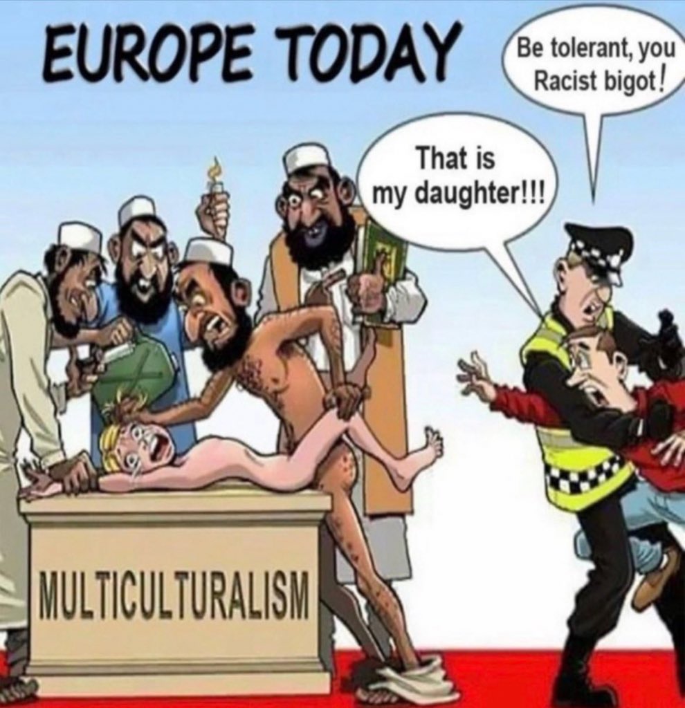 epesimo's tweet image. Europa NO QUIERE #inmigrantes musulmanes, por eso arrasa en las urnas los partidos q prometen el fin d la INVASIÓN

#ilegales #inmigración #islam #ElCascabel28A #LaMiradaCrítica28A #LaNoche24h #LaHora28A #EnBocaDeTodos28A #TardeAR28A #28AgostoESPv #Psoe #TEM28A #YAS28Ago