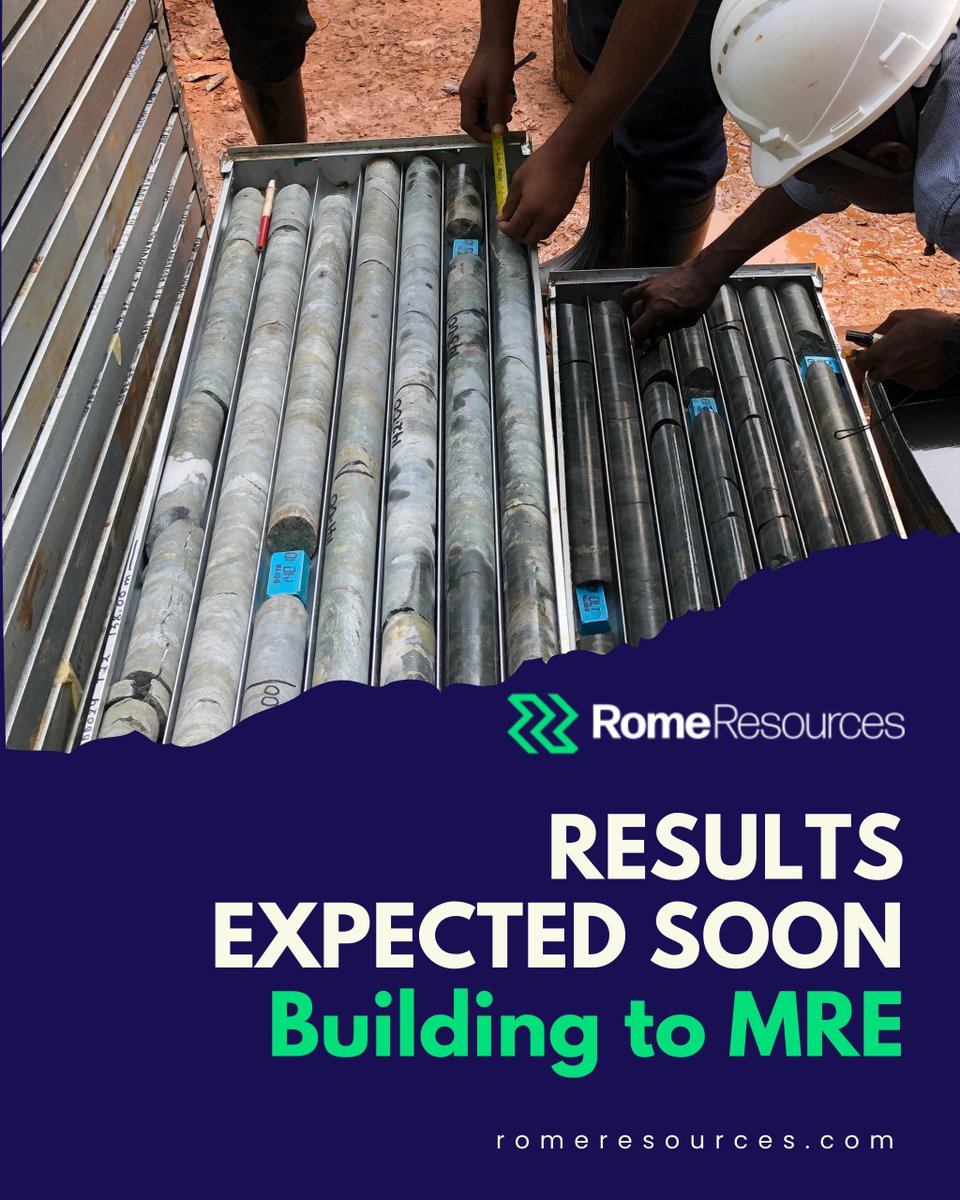 #RMR momentum building at Mont Agoma:

🔹Holes 30 &amp; 30A confirm new tin zone(XRF up to 2.4% Sn)
🔹Hole 32 #Copper intercept up to 13% Cu in parts (via XRF) + zinc &amp; deeper tin  
🔹Fault model points to duplication of tin zone to east

Assays from 6 holes due soon, MRE to follow.