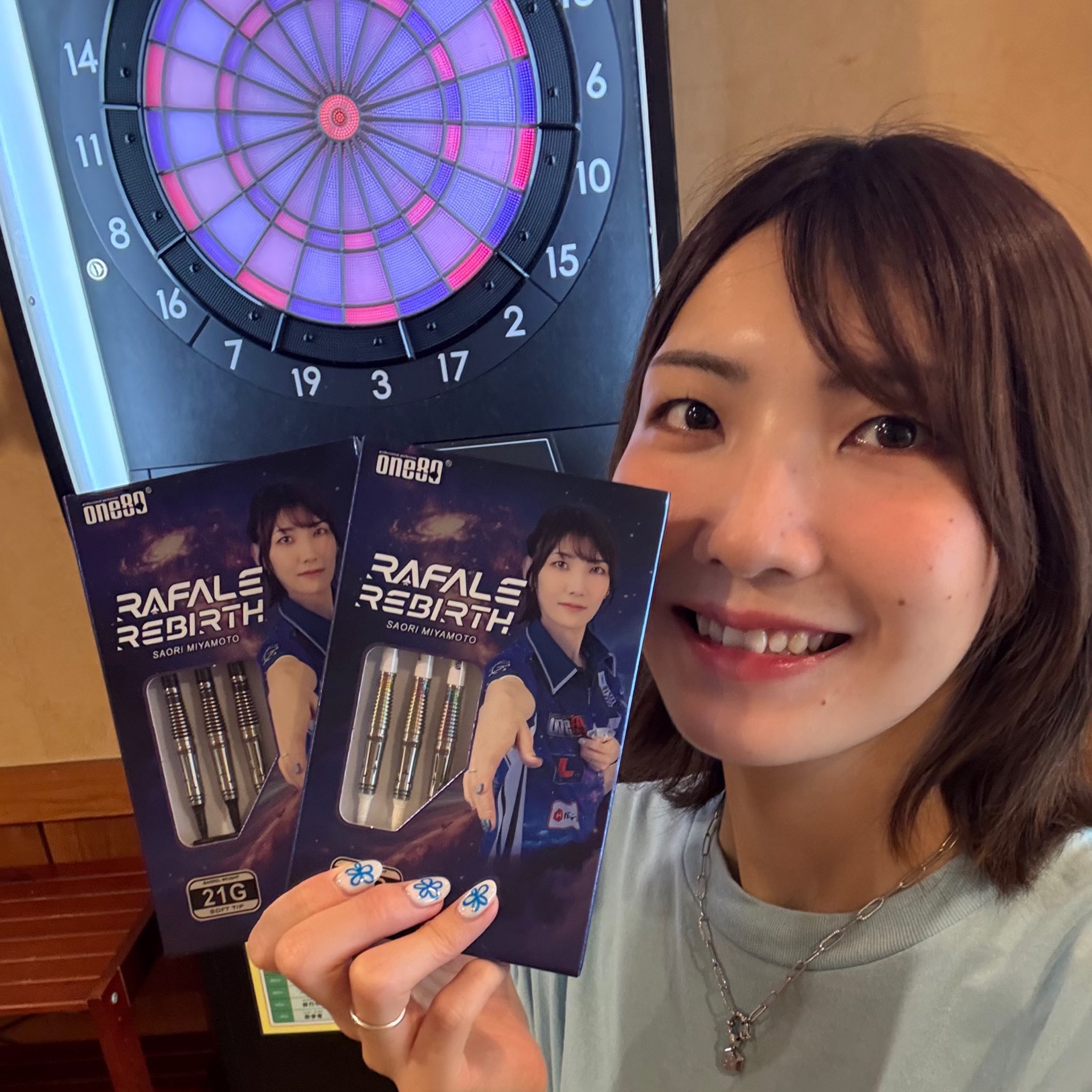 お*＊様 試投のみ ダーツ one80 RAFALE Black 宮本沙織選手モ バレルインプレッション宮本沙織選手モデル｜さにー（島津光紘）