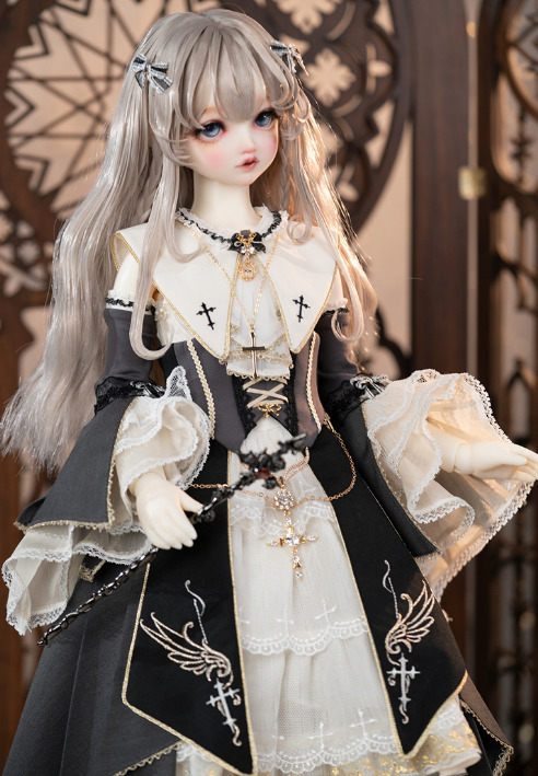 ファンタジックシスタードレス：灰燼聖女（40cm,MSD対応） 入荷情報】 DOLK SELECTより、ドール用ドレス『ファンタジックシスター