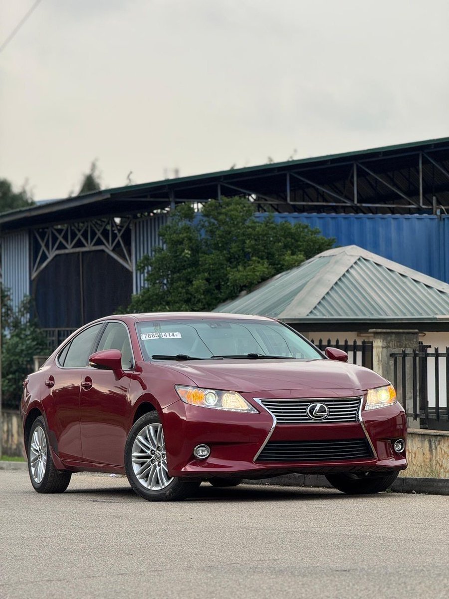 Fourwheelsautos's tweet image. 🔥 Lexus ES 350 – 2014 Model
Foreign used with original duty ☑️
Luxury, comfort &amp;amp; class — built for those who love premium driving.
🏷️ ₦22.8m
📍 #Abuja

👉 Send a DM or WhatsApp 09030740869 to make it yours today.

#LexusES350 #CleanCars #Red #Fourwheelsautos