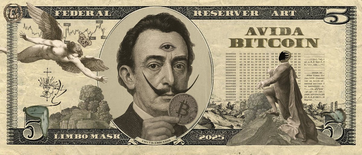 Avida Bitcoin by <a href="/Limbo_Mask/">Limbo Mask 🏴‍☠️</a> 

Supply : 50 freemints available
Mint Time : 10am EST / 2pm UTC 
Launchpad : <a href="/trio_xyz/">Trio</a> 
Mint Link &amp; Description 👇 

A reflection on how artistic ideals can become fragile when the creator must sustain their material life in order to continue