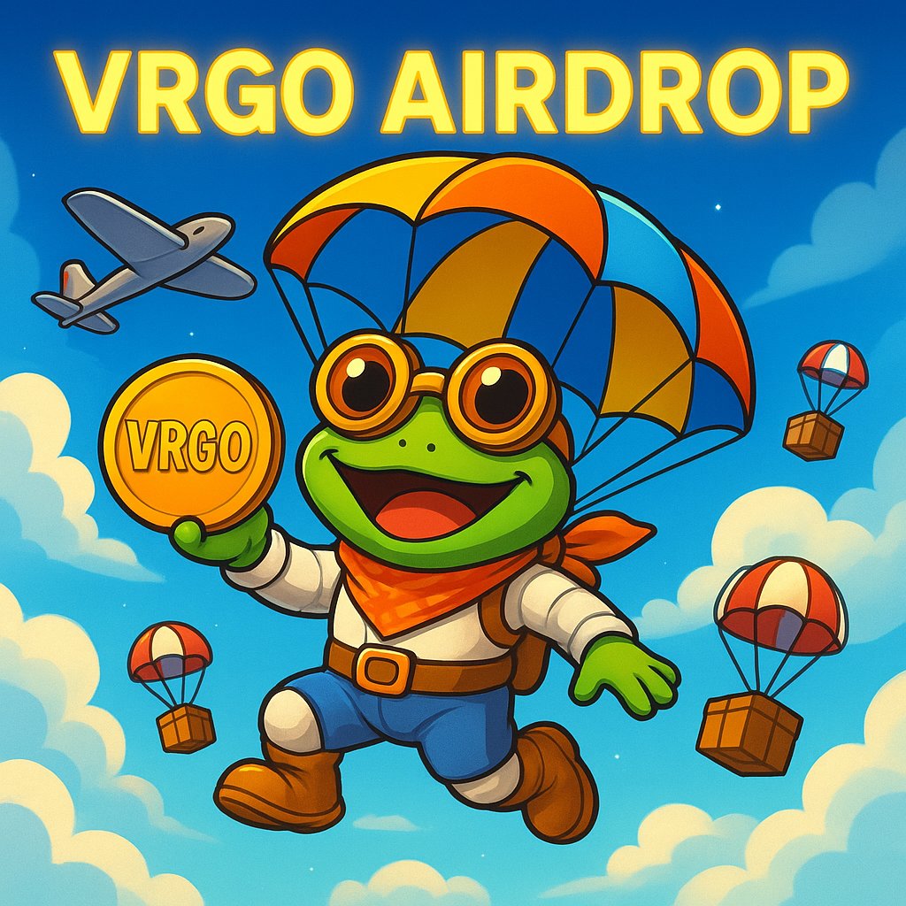 vriggocoin's tweet photo. Use your Referral Code 🎟️You win 💰 &amp; your friend wins too 🐸🚀
Everyone wins with $VRGO ✨

👉 https://t.co/3LcZRyayz2

#Airdrops #Crypto #ETH https://t.co/yN4g5Tt5vW