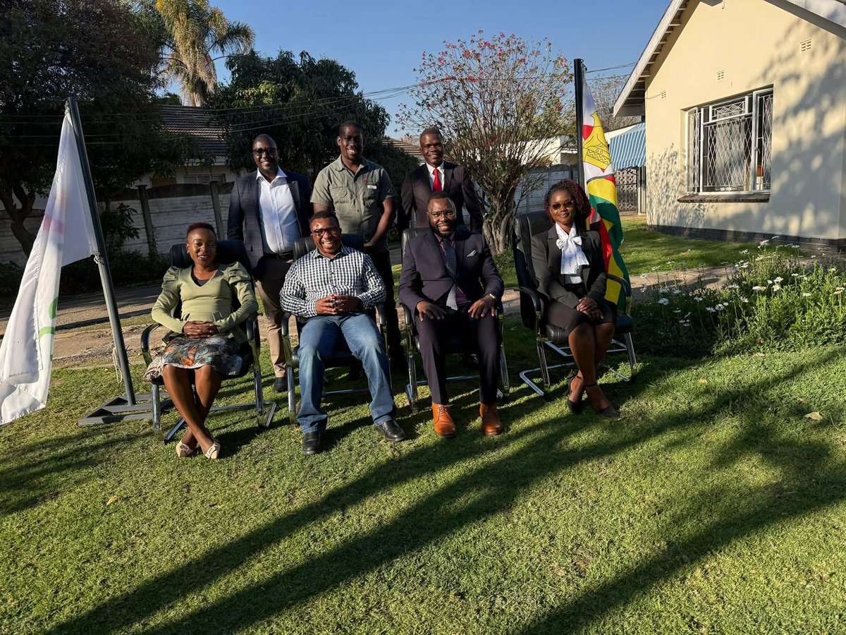ZITF1's tweet image. On the sidelines of ZAS. ZITF CEO Nicholas Ndebele, Sales and Relationships Manager Doreen T. Dzamatira &amp;amp; Marketing &amp;amp; Corporate Comms Manager Thando Nkomo met with ZNCC CEO Chris Mugaga and his team in Harare to explore areas of collaboration in the build up to ZITF2026.