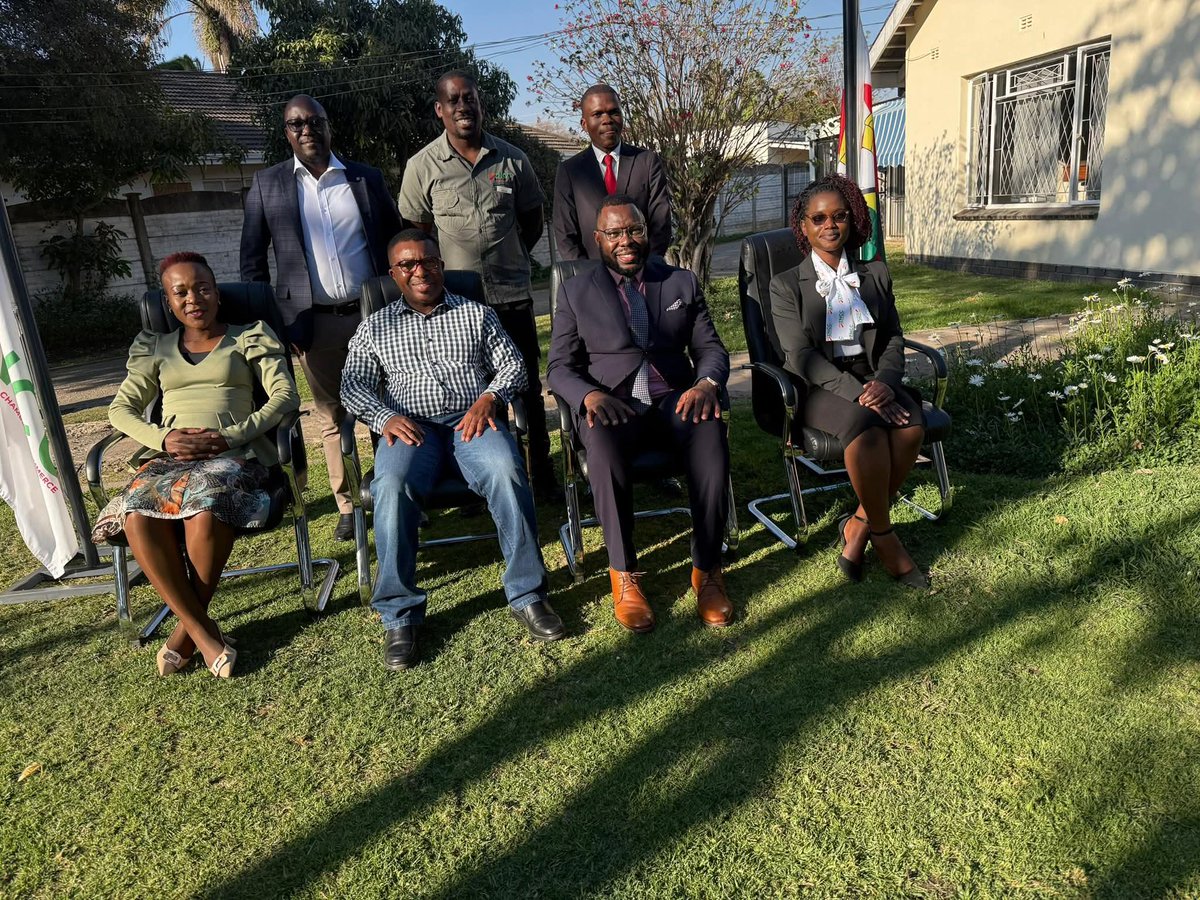 ZITF1's tweet image. On the sidelines of ZAS. ZITF CEO Nicholas Ndebele, Sales and Relationships Manager Doreen T. Dzamatira &amp;amp; Marketing &amp;amp; Corporate Comms Manager Thando Nkomo met with ZNCC CEO Chris Mugaga and his team in Harare to explore areas of collaboration in the build up to ZITF2026.