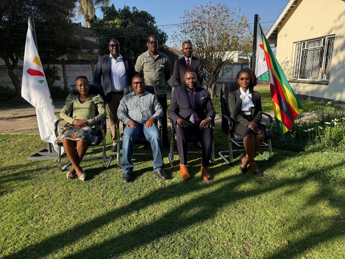 ZITF1's tweet image. On the sidelines of ZAS. ZITF CEO Nicholas Ndebele, Sales and Relationships Manager Doreen T. Dzamatira &amp;amp; Marketing &amp;amp; Corporate Comms Manager Thando Nkomo met with ZNCC CEO Chris Mugaga and his team in Harare to explore areas of collaboration in the build up to ZITF2026.