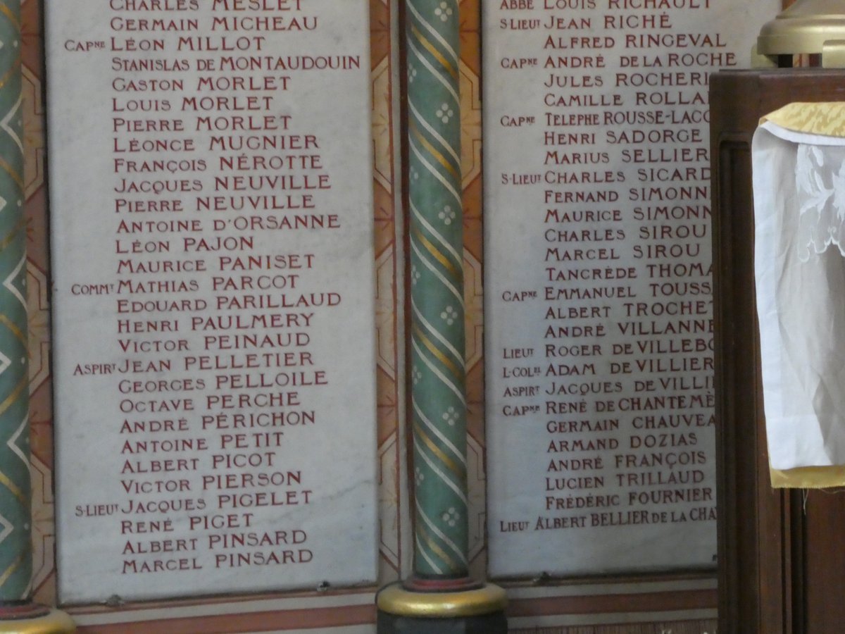 #MonumentAuxMorts <a href="/VilledOrleans/">Ville d'Orléans</a>  <a href="/Prefet41/">Préfet de Loir-et-Cher 🇫🇷</a> - plaque intérieur de la cathédrale - <a href="/helurli/">Hélène Urli</a> <a href="/MartineCONORD/">Martine CONORD</a> <a href="/GustaveFortier/">Gustave Fortier</a> <a href="/1J1Poilu/">1 Jour - 1 Poilu</a> <a href="/Fr_BARRA/">François BARRA</a> <a href="/GerardLOBRY/">Gérard LOBRY</a> <a href="/mperruchon/">mperruchon (unsor95)</a> <a href="/boiry62128/">Jim Smithson</a> <a href="/simone2bovoir/">L'invitée</a> <a href="/FFGenealogie/">FFGénéalogie</a> <a href="/franckviltart/">Franck Viltart</a> <a href="/PriolG/">Priol Gildas</a> <a href="/EliseGenealogie/">Elise Lenoble</a> <a href="/MonuMorts/">LE PATRIMOINE MÉMORIEL DES GUERRES</a> <a href="/1er2emeGM/">m</a>