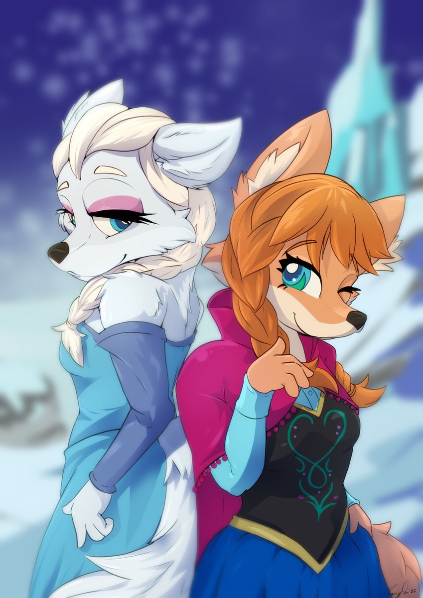 Surryfox || Commissions OPEN|| (@surryfox) on Twitter photo I'm totally in love with the idea of Elsa and Anna being and anthro white wolf and red fox. It fits SO well. <a href="/DisneyStudios/">Walt Disney Studios</a> please make some more anthro princesses for us! I'm totally in love with the idea of Elsa and Anna being and anthro white wolf and red fox. It fits SO well. <a href="/DisneyStudios/">Walt Disney Studios</a> please make some more anthro princesses for us!
