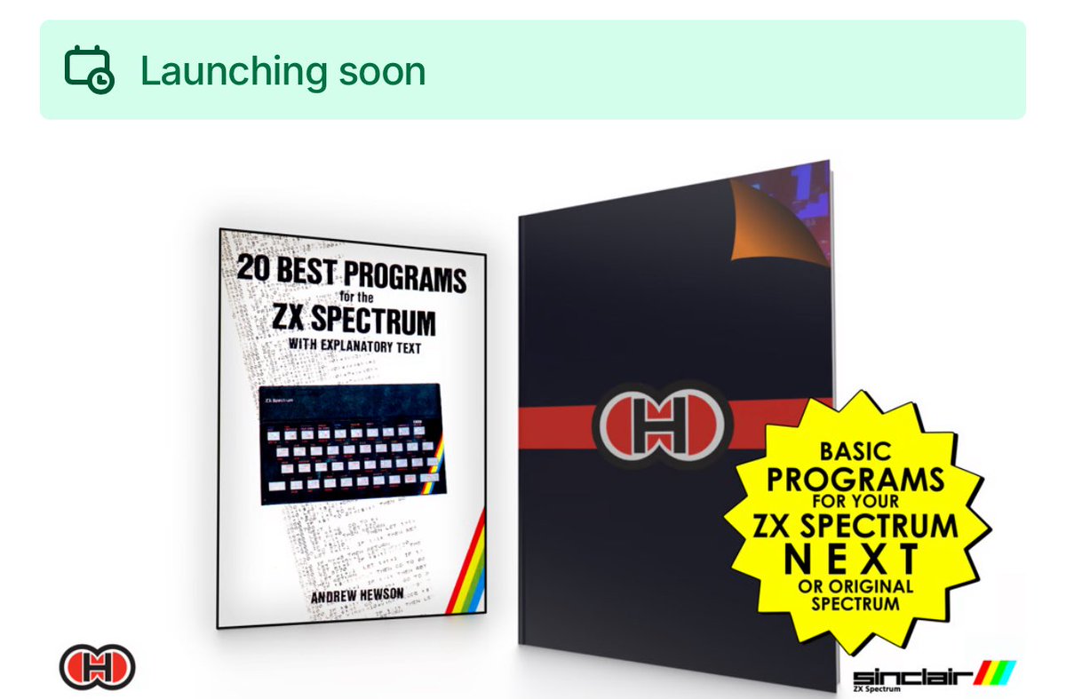 Launching Soon!
A new, remastered edition of Andrew Hewson's programming book. Learn to write BASIC programs for your ZX Spectrum or ZX Spectrum Next!

In 1982 the ZX Spectrum was released. 40+ years later, it is still going strong and adored by fans around the world. The new