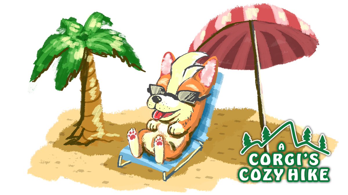RescuePetsGame's tweet photo. Should we release A Corgi's Cozy Hike? 😎🌴😍🐶

#indiedev #gamedev #indiegames #corgi #cozygames https://t.co/QOAxuAr2kY