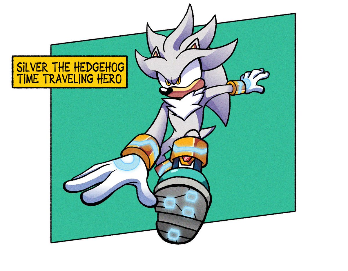 Gold: "We can't stop it, it's no use."
Silver: "It's no use? Im getting really sick of people saying that."
Sonic Universe Issue 81