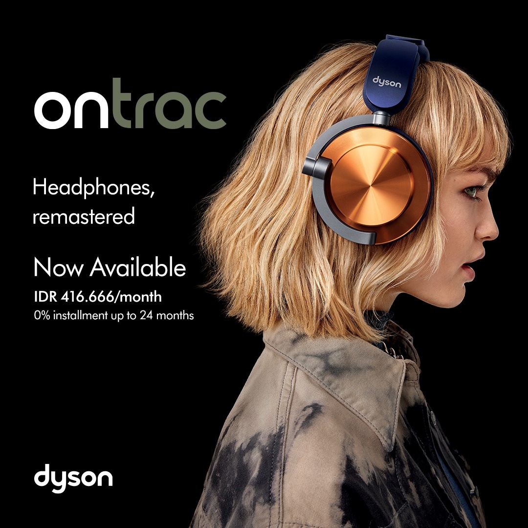 Meet Dyson OnTrac™️ 🎧 Best-in-class noise cancellation, all-day comfort, 2,000 custom fits. Starting IDR 416K/month, 0% installment up to 24 months. Available now at Dyson Store, PIM 3 – GF.

#PIM #PIMRumahKedua #RumahKedua