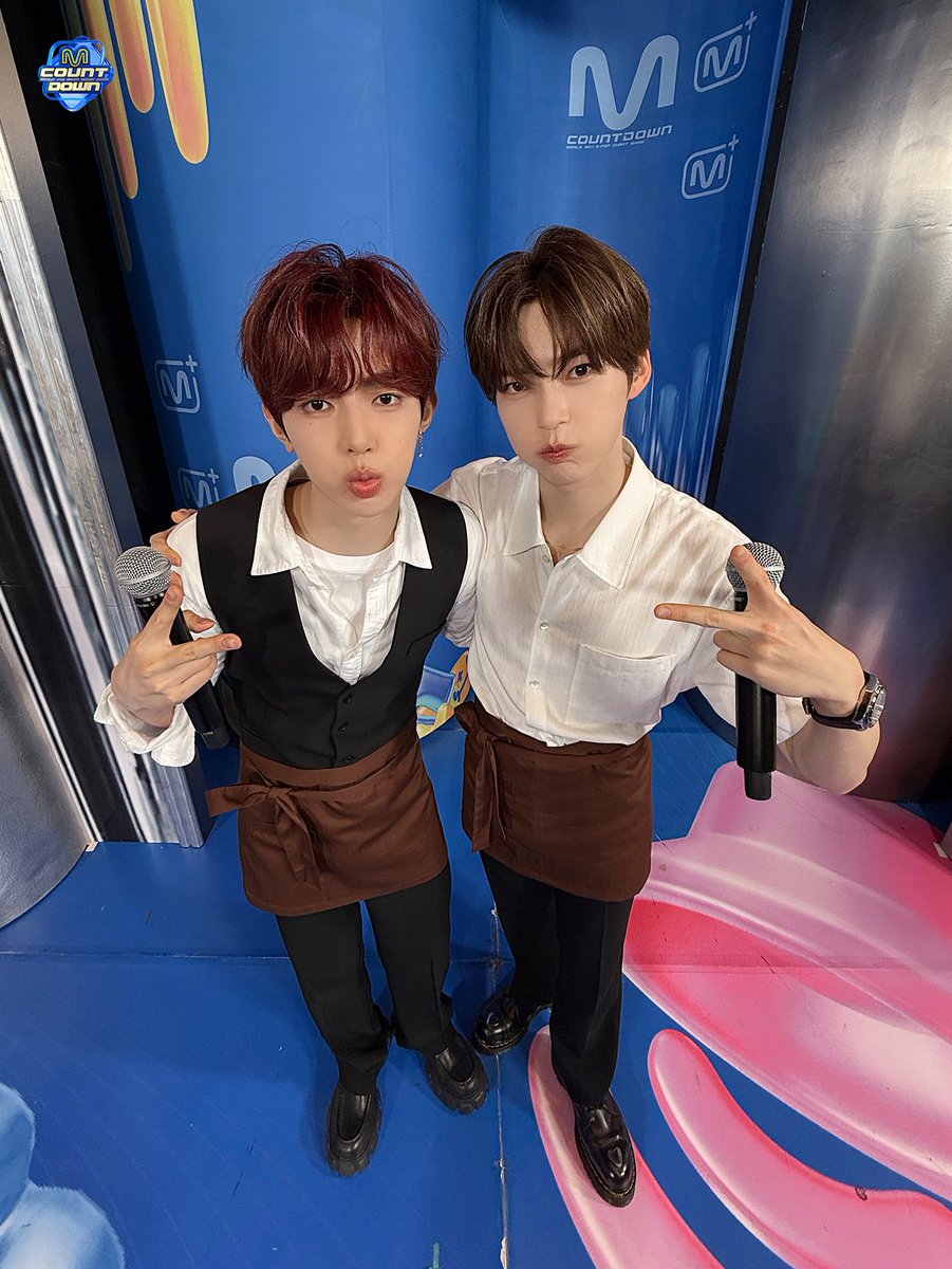 zhafghao's tweet photo. MC-ing M Countdown with Hanbin was a blast! Grateful for this experience and the moments we got to share. https://t.co/anrXDybfhu