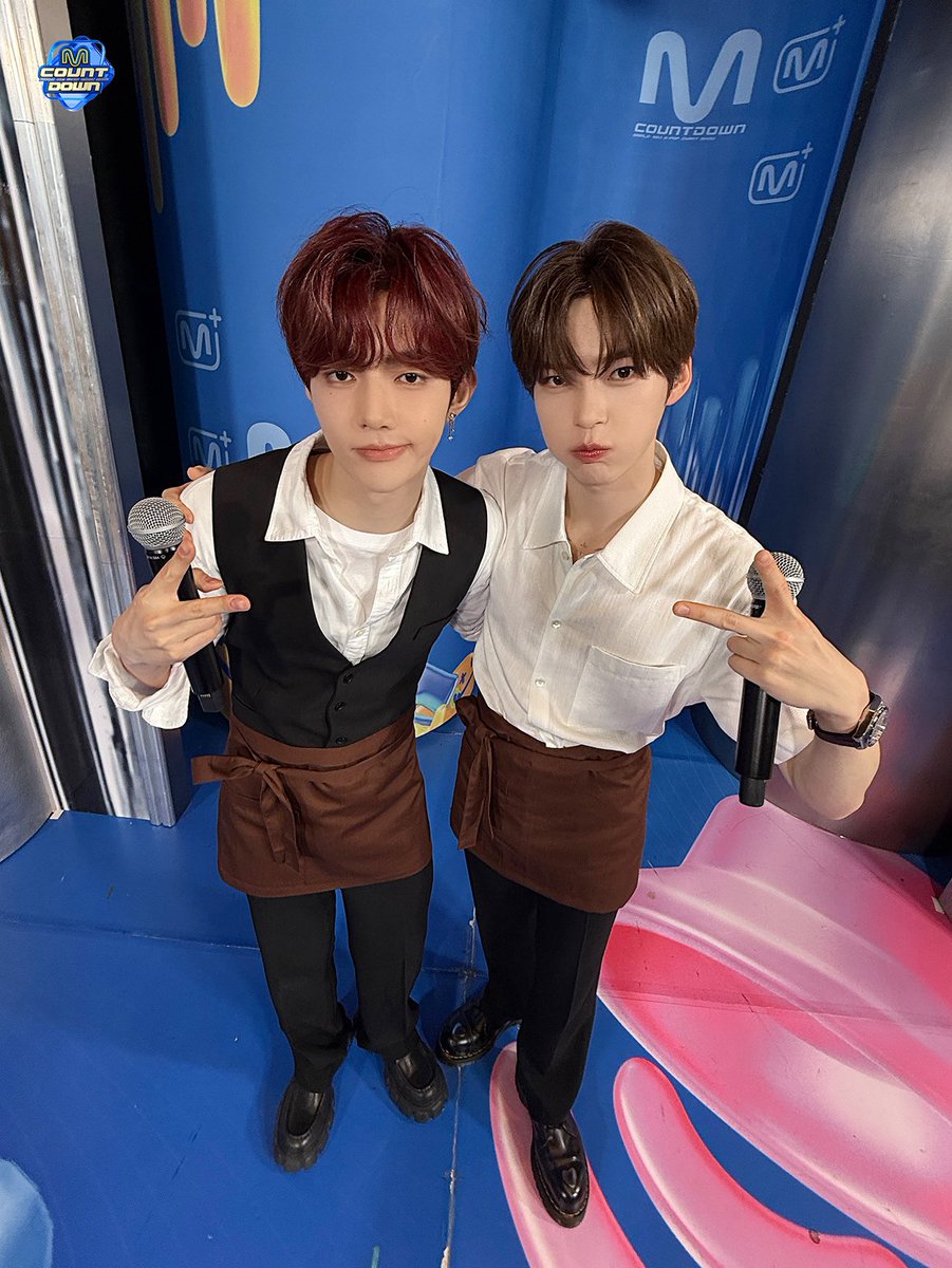 zhafghao's tweet photo. MC-ing M Countdown with Hanbin was a blast! Grateful for this experience and the moments we got to share. https://t.co/anrXDybfhu
