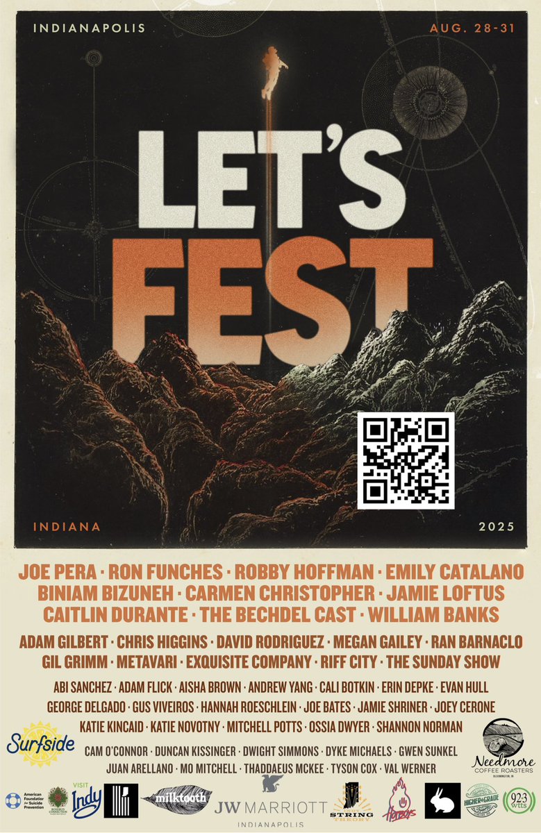 #RonFunches, #JoePera, #JamieLoftus and more in #INDY THIS WEEKEND!