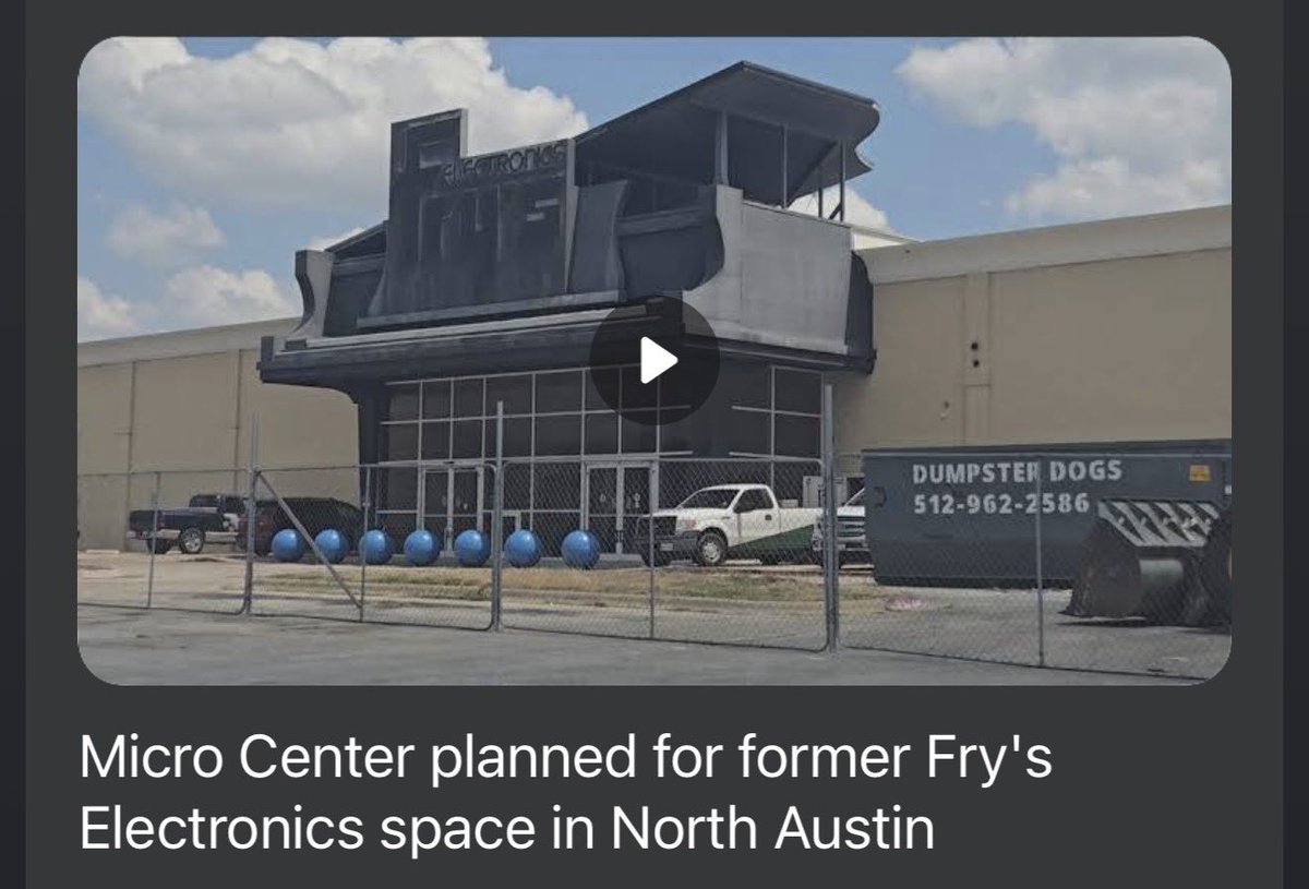 Austin people rejoice! Microcenter is coming 
<a href="/microcenter/">Micro Center</a>