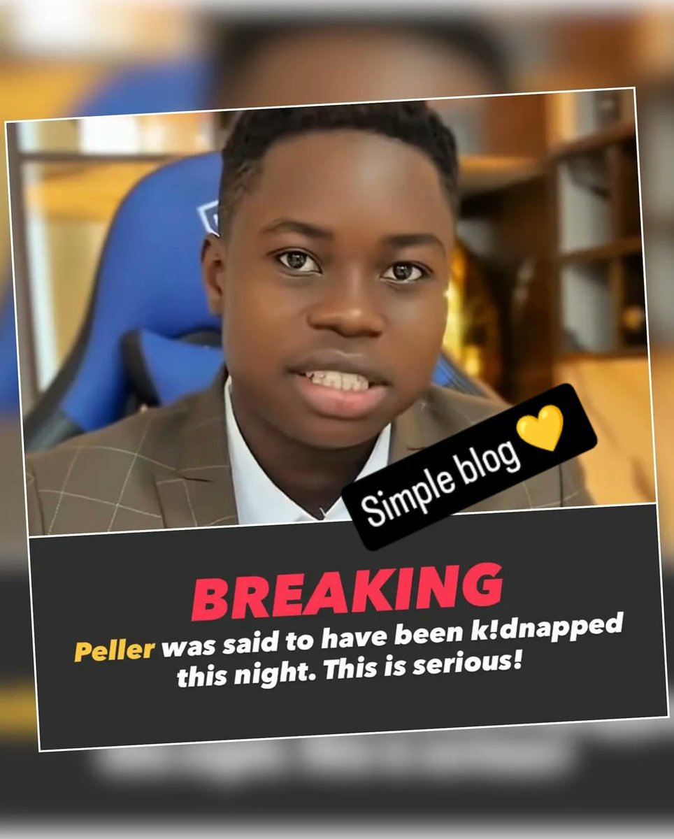 SIMPLE_BLOG_1's tweet photo. Popular tiktok guy was k!dnapped yesterday nite  in lagos on his way home after eating #trending #followers #highlight #peller https://t.co/rmzQRPeoXy