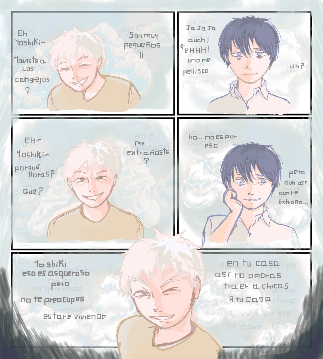 boring_boing_'s tweet image. Un mini comic que termine casi en un mes por pura procastinación. #HikarugaShindaNatsu #Hikaruxyoshiki