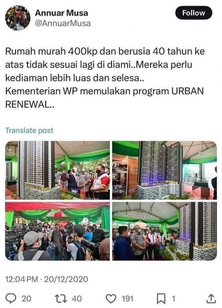 Masa Annuar Musa jadi Menteri Wilayah tak jadi isu pon benda ni

Dia jangan Cina je yang bentangkan☺️