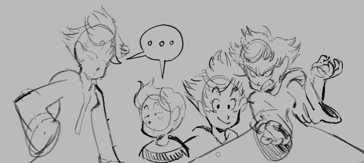 Mom 3 doodles, and by that I mean three Kumatoras and a Lucas. These are probably some the best Kumas I've ever drawn