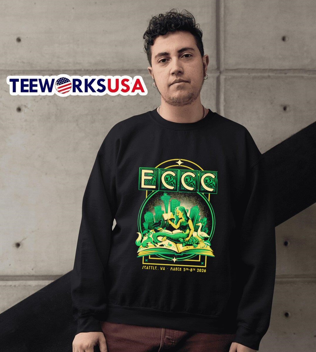 teeworksusa's tweet image. ECCC Seattle WA March 5th 8th 2026 shirt
Ready for the ultimate fandom fest? This tee celebrates Emerald City Comic Con 2026 with bold lettering and nostalgia for every pop-culture lover’s calendar.
🔗 teeworksusa.com/product/eccc-s…
#ECCC2026 #EmeraldCityComicCon #SeattleStyle