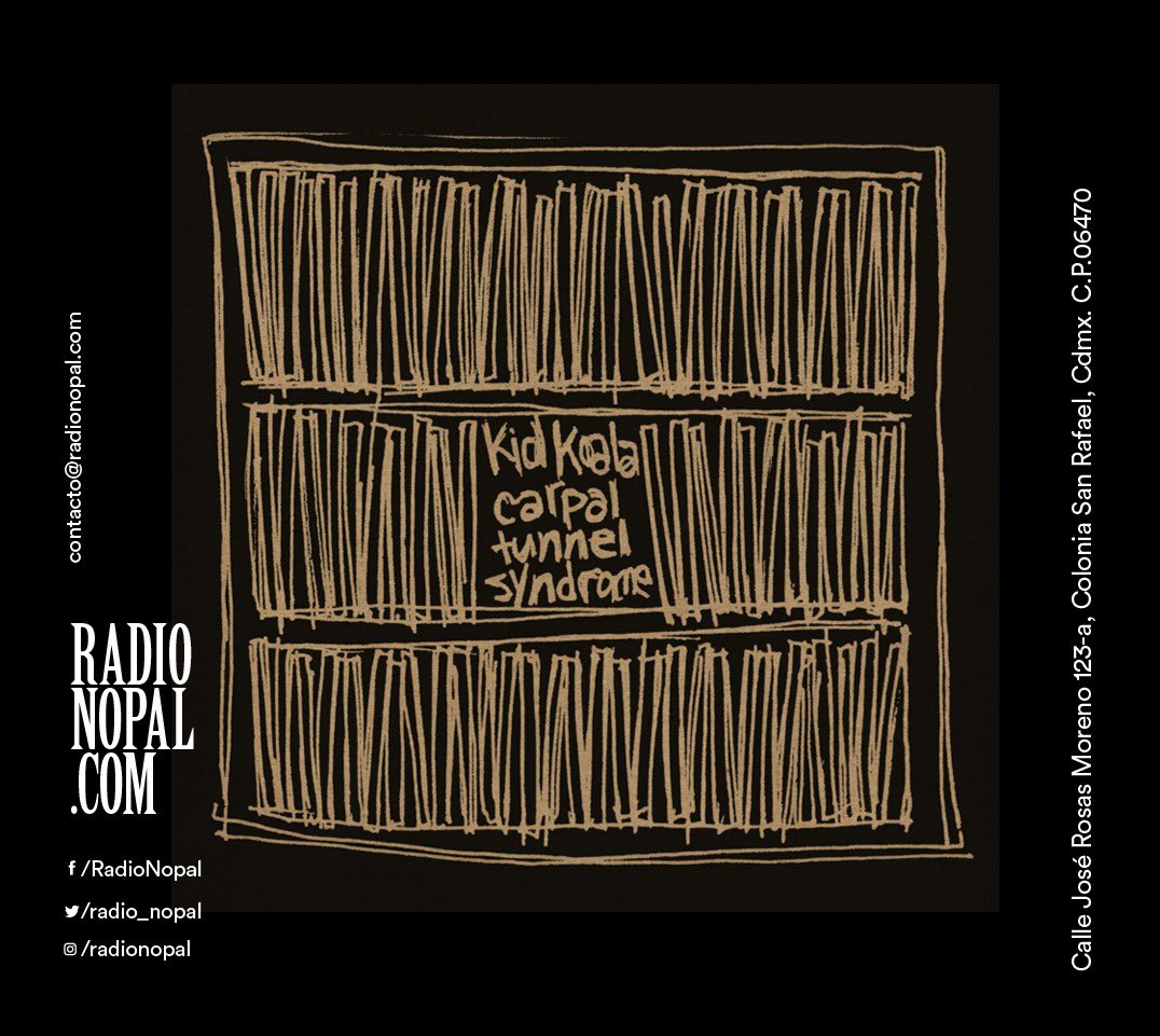 10PM <a href="/radionopal/">Radio Nopal</a>  hablamos de que hace 25 años salió el disco debut Carpal Tunnel Syndrome del @realkidkoala, un album creado grabando discos de vinilo a mano en una grabadora de 8 pistas, sin empalmes digitales o samplers. #TuneIn radionopal.com
