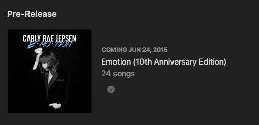 The first album to be released in the past