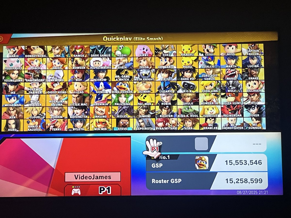 Fucked around and finished the roster